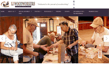 Tablet Screenshot of liwoodworkers.org